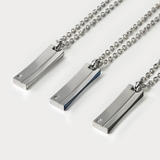 color88ブランドジルコニアスティックカラーペンダントメンズタイプケースチェ… | シルバーアクセサリーBinich  | 詳細画像4 