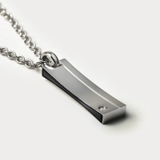 color88ブランドジルコニアスティックカラーペンダントメンズタイプケースチェ… | シルバーアクセサリーBinich  | 詳細画像8 