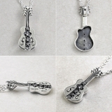 スターギターペンダント3mmアズキチェーンセットメンズネックレスシルバー925ア… | シルバーアクセサリーBinich  | 詳細画像3 