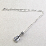 スターギターペンダント3mmアズキチェーンセットメンズネックレスシルバー925ア… | シルバーアクセサリーBinich  | 詳細画像2 