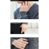 ジルコニアスターホースシューリングシルバー925アクセサリー指輪Binichビニ… | シルバーアクセサリーBinich  | 詳細画像2 