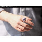 レッドストーンチャンピオンズリングカレッジリングシルバー925アクセサリー指輪B… | シルバーアクセサリーBinich | 詳細画像3