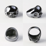 ブラックスカルリングシルバー指輪Binichビニッチ | シルバーアクセサリーBinich | 詳細画像4