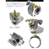 イーグルネイティブリングシルバー925アクセサリー指輪Binichビニッチ | シルバーアクセサリーBinich  | 詳細画像3 