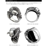 ライジングツインカープリング和柄シルバー925アクセサリー指輪Binichビニッ… | シルバーアクセサリーBinich | 詳細画像3
