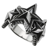 ハニカムトリプルスターリング星指輪Binichビニッチ | シルバーアクセサリーBinich  | 詳細画像1 