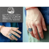 クロスシールドスクウェアリング指輪Binichビニッチ | シルバーアクセサリーBinich  | 詳細画像3 