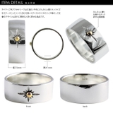 サンライズリングシルバー925アクセサリー指輪Binichビニッチ | シルバーアクセサリーBinich | 詳細画像2