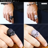 パヴェアンガースカルリングシルバー925アクセサリー指輪Binichビニッチ | シルバーアクセサリーBinich | 詳細画像3