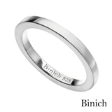 2mm幅シンプル平打ちリングシルバー925アクセサリー指輪Binichビニッチ | シルバーアクセサリーBinich | 詳細画像1