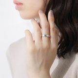 4mm幅シンプル平打ちリングシルバー925アクセサリー指輪Binichビニッチ | シルバーアクセサリーBinich | 詳細画像7