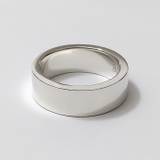 7mm幅シンプル平打ちリングシルバー925アクセサリー指輪Binichビニッチ | シルバーアクセサリーBinich | 詳細画像4