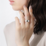 7mm幅シンプル平打ちリングシルバー925アクセサリー指輪Binichビニッチ | シルバーアクセサリーBinich | 詳細画像7