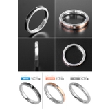 ペア販売ステンレススチールペアリングBステンレスリングジルコニア指輪Binich… | シルバーアクセサリーBinich | 詳細画像3