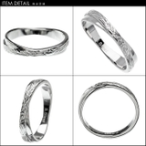 ステンレススチールリングIシルバーメンズハワイアン指輪Binichビニッチ | シルバーアクセサリーBinich  | 詳細画像2 