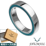 SHUMAILシュメールブランドサイドラインターコイズリングメンズシルバー | シルバーアクセサリーBinich | 詳細画像1