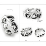 ヴァインリングシルバー925アクセサリー指輪Binichビニッチ | シルバーアクセサリーBinich | 詳細画像2