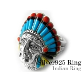 インディアンリングシルバー925アクセサリー指輪Binichビニッチ | シルバーアクセサリーBinich  | 詳細画像1 