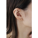 GOLD | ねじりラインハートピアス | BONJOUR SAGAN