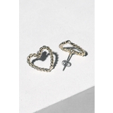 ねじりラインハートピアス | BONJOUR SAGAN | 詳細画像5 