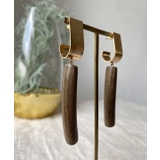 ヴィンテージウッドピアス emouv ピアス ゴールド アクセサリー シンプル | BUYSENSE | 詳細画像4