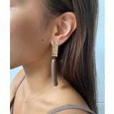 ヴィンテージウッドピアス emouv ピアス ゴールド アクセサリー シンプル | BUYSENSE | 詳細画像1