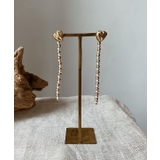 ハートビーズピアス emouv ピアス ゴールド アクセサリー シンプル | BUYSENSE | 詳細画像2 