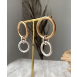 2カラーリングピアス emouv ピアス ゴールド アクセサリー シンプル | BUYSENSE | 詳細画像3 