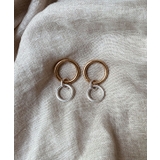 2カラーリングピアス emouv ピアス ゴールド アクセサリー シンプル | BUYSENSE | 詳細画像4 