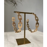 デザインチェーンフープピアス emouv ピアス | BUYSENSE | 詳細画像1 