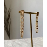 ボタンチェーンピアス emouv ピアス ゴールド アクセサリー シンプル | BUYSENSE | 詳細画像2