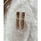 ボタンチェーンピアス emouv ピアス ゴールド アクセサリー シンプル | BUYSENSE | 詳細画像3