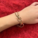 ゴールド | 2連チェーンブレスレット emouv by | BUYSENSE