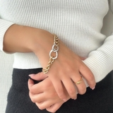 ゴールド | バイカラーチェーンブレスレット emouv by | BUYSENSE