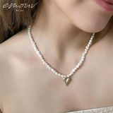 ゴールド | ハートパールネックレス emouv by | BUYSENSE