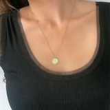 ゴールド | サークルプレートネックレス emouv by | BUYSENSE