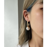 ビッグパールスクエアピアス emouv ピアス | BUYSENSE | 詳細画像1 