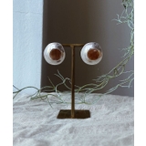 シルバー | ヴィンテージプレートピアス emouv ピアス | BUYSENSE