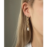 ドロップパールチェーンピアス emouv ピアス | BUYSENSE | 詳細画像2