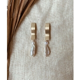 カーブプレートパールピアス emouv ピアス | BUYSENSE | 詳細画像3 