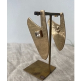 クリア | ビッグプレートストーンピアス emouv ピアス | BUYSENSE