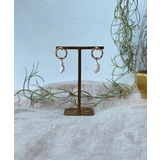 ゴールド | ウェーブリングパールピアス emouv ピアス | BUYSENSE