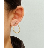 ゴールド | オーバルフレームピアス emouv ピアス | BUYSENSE