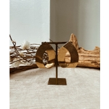 ゴールド | ツイストプレートピアス emouv ピアス | BUYSENSE