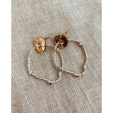 シルバー | ユニークフープピアス emouv ピアス | BUYSENSE