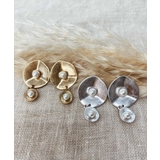 2連シェルパールピアス emouv ピアス | BUYSENSE | 詳細画像2 