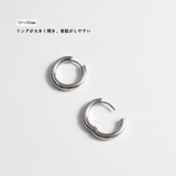 シンプルフープピアス emouv by | BUYSENSE | 詳細画像6 
