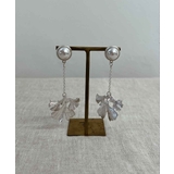 シルバー | イチョウドロップパールピアス emouv ピアス | BUYSENSE