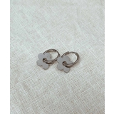 シルバー | シンプルフラワーピアス emouv ピアス | BUYSENSE