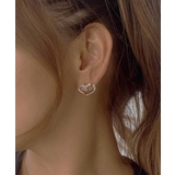 シルバー | シンプルハートピアス emouv ピアス | BUYSENSE